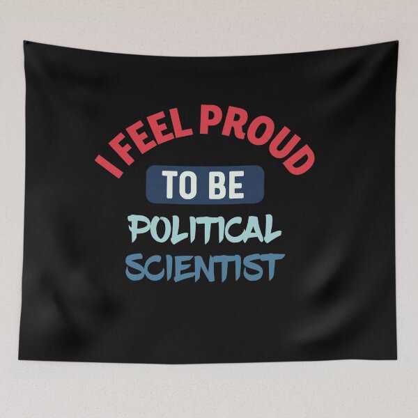 Item preview, I feel Proud to be political scientist retro designed and sold by bumperapparels.