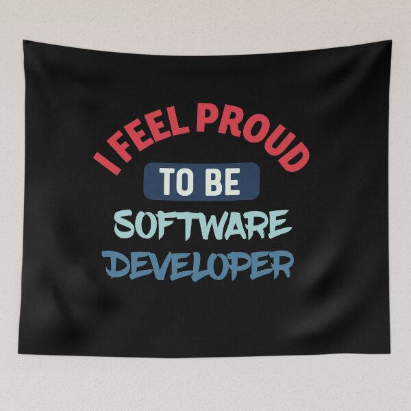 Item preview, I feel Proud to be software developer retro designed and sold by bumperapparels.