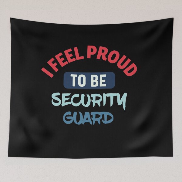 Item preview, I feel Proud to besecurity guard retro designed and sold by bumperapparels.