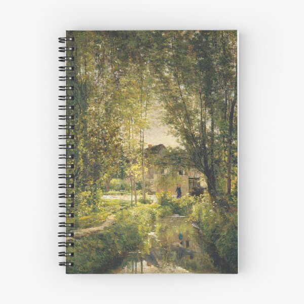 Item preview, Charles-Francois Daubigny - Landscape With A Sunlit Stream designed and sold by artcenter.