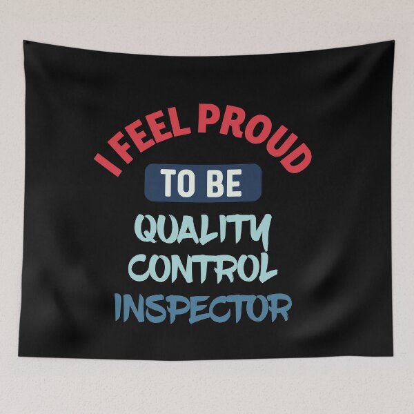 Item preview, I feel Proud to be quality control inspector retro designed and sold by bumperapparels.