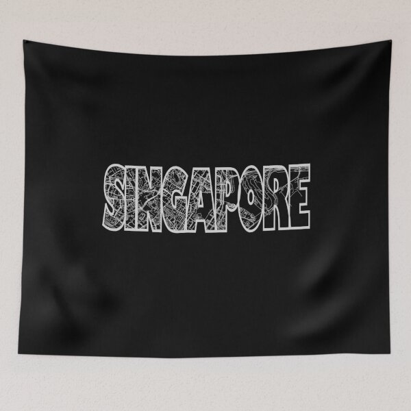 Item preview, Singapore Street Map designed and sold by thestreetslocal.