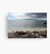 Ahihi Bay Maui with Kaho`Olawe in the distance Canvas Print