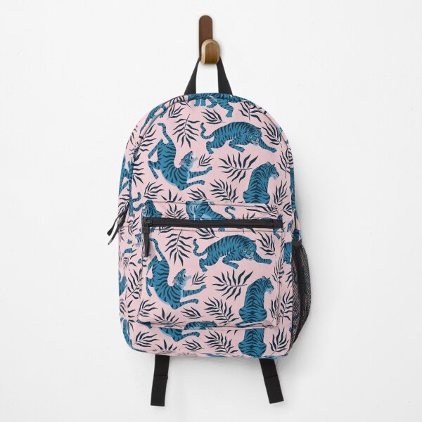 Item preview, Asian tigers and tropical leaves designed and sold by AngelinaBambina.