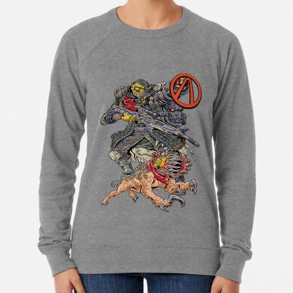 FL4K The Beastmaster With Guard Skag Vault Symbol Borderlands 3 Rakk Attack! Lightweight Sweatshirt
