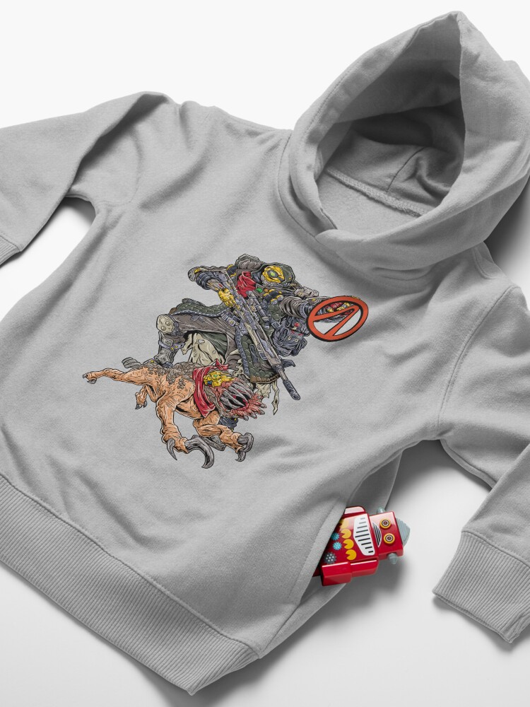 Alternate view of FL4K The Beastmaster With Guard Skag Vault Symbol Borderlands 3 Rakk Attack! Toddler Pullover Hoodie