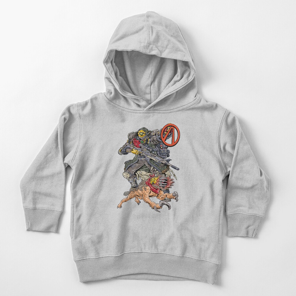 FL4K The Beastmaster With Guard Skag Vault Symbol Borderlands 3 Rakk Attack! Toddler Pullover Hoodie