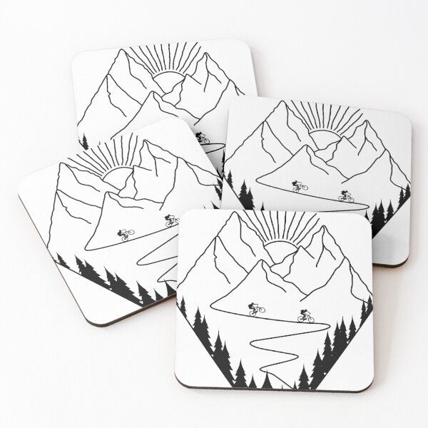 Item preview, mountain biking mountain bike cycling bicycle cyclist gift designed and sold by Ziegenbart.