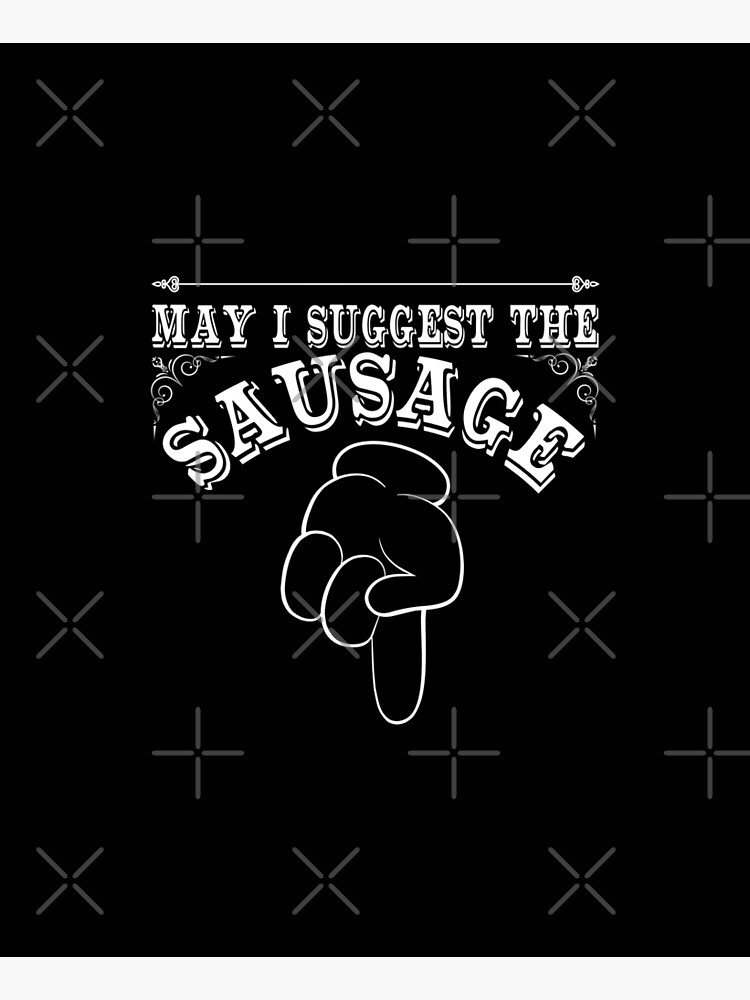 Funny BBQ Apron Novelty Cooking baking Gifts for Men May I suggest the  sausage