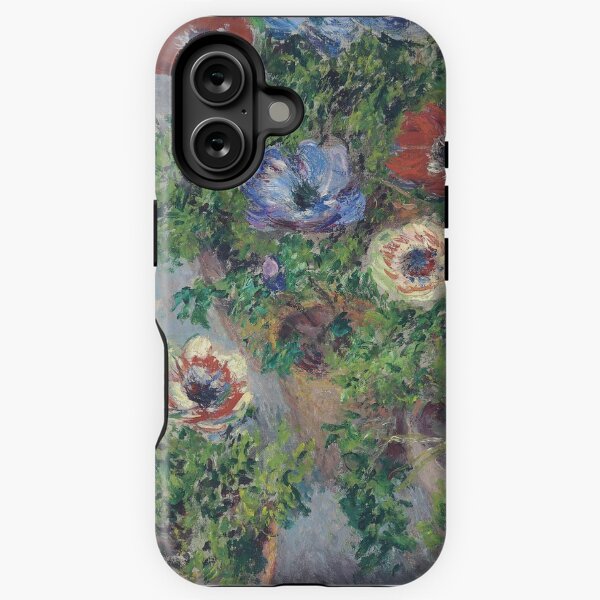 Vista previa del artículo con la obra «Claude Monet - Anémonas en maceta, 1885», diseñado y vendido por artcenter.
