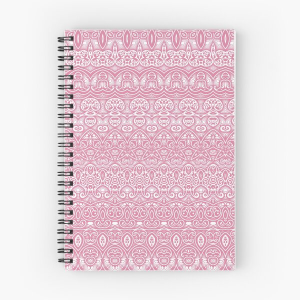 Item preview, Light Pink Intricate Lace Scroll Pattern designed and sold by RootSquare.