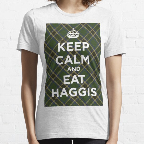 Item preview, Keep calm, eat haggis Scottish tartan designed and sold by GreenSpeed.