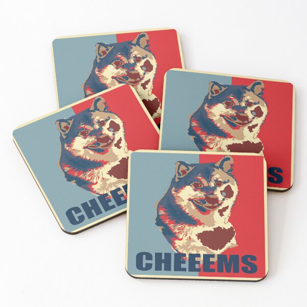 Item preview, Cheems dog in hope poster campaign designed and sold by violetcho.