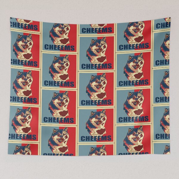 Item preview, Cheems dog in hope poster campaign designed and sold by violetcho.