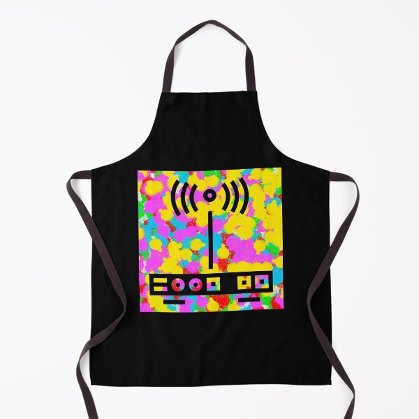 Item preview, WiFi Router Pop Colour/Color Tie Dye Background Cool designed and sold by IBMClothing.