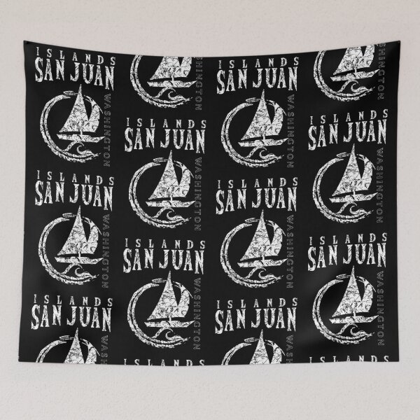 Item preview, San Juan Islands, Washington, WA, Sailboat Sailing Yacht Nautical Souvenir Gift designed and sold by ArtByBollwitt.