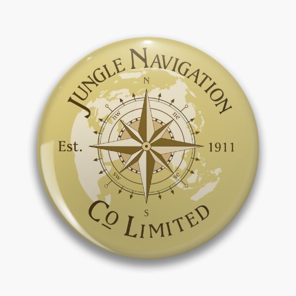 Jungle Navigation Company Logo Pin