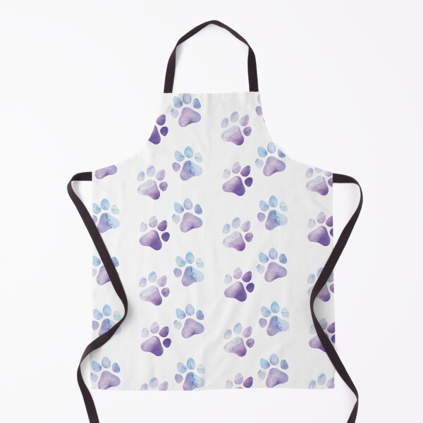 Item preview, Purple and Blue Watercolor Dog Paws Design, Dog Stickers designed and sold by logankinkade.