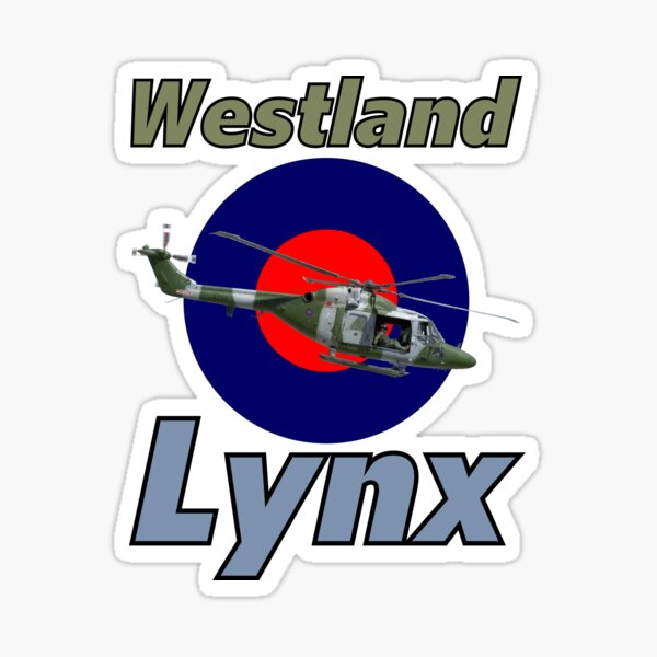 Vista previa del artículo con la obra «Helicóptero Westland Lynx», diseñado y vendido por Ameiva-Apparel.
