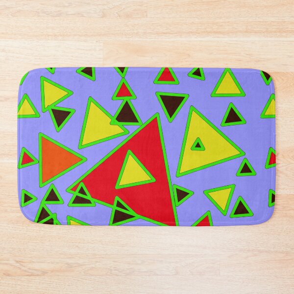 Item preview, triangle's with colorful shapes and sizes designed and sold by jotcar.