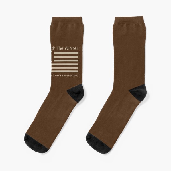 Civil War Flag of the United States - Khaki Socks