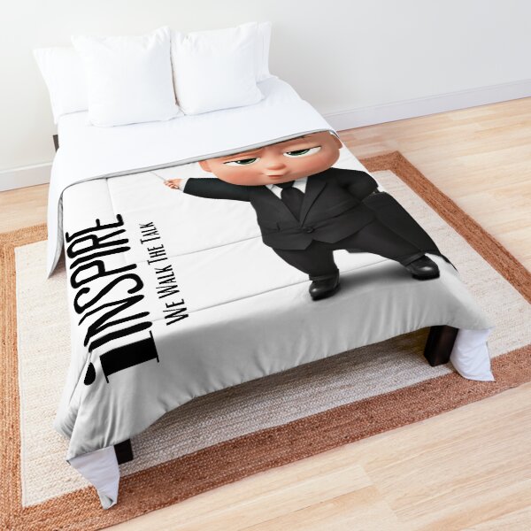 black boss baby comforter set