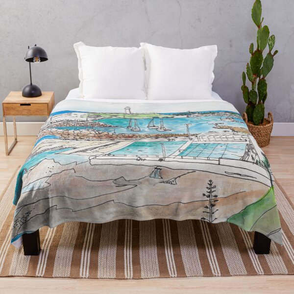 Item preview, Sketch Wollongong Beach, NSW, Australia designed and sold by Mimi Huang.