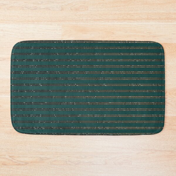 Item preview, Striped - abstract vintage glitter lines in gold dark green designed and sold by Xarah.