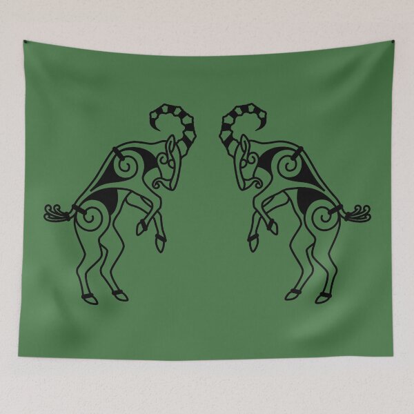 Item preview, Head Butting Nordic Goats designed and sold by elusiveconcepts.