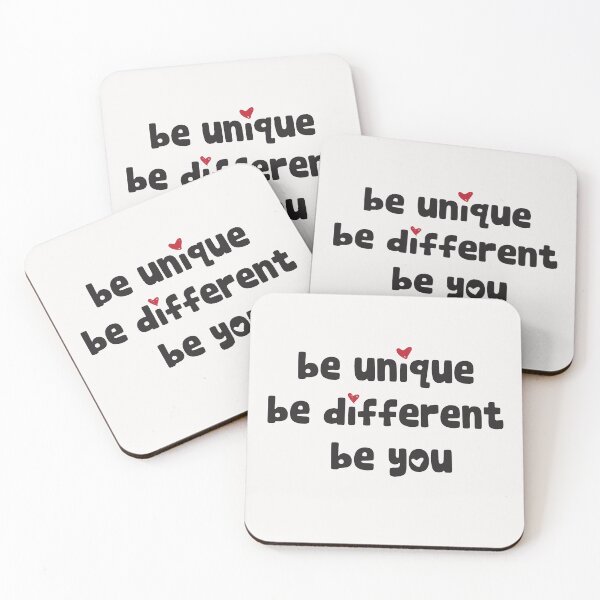 Item preview, Be Unique Be Different Be You designed and sold by Arassa Design.
