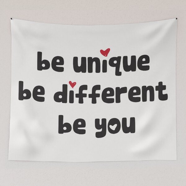 Item preview, Be Unique Be Different Be You designed and sold by Arassa Design.