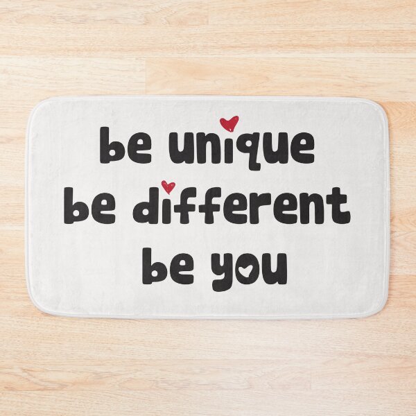 Item preview, Be Unique Be Different Be You designed and sold by Arassa Design.
