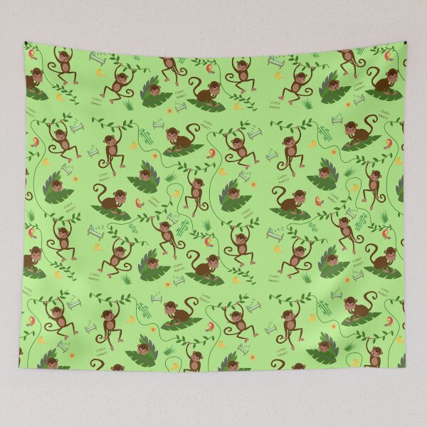 Item preview, Jumping Cheeky Monkeys  designed and sold by Arch4Design.