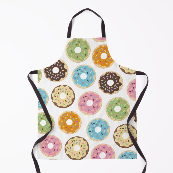 Item preview, Yummy Sprinkled Frosted Donuts Pastel Pattern designed and sold by tronictees.