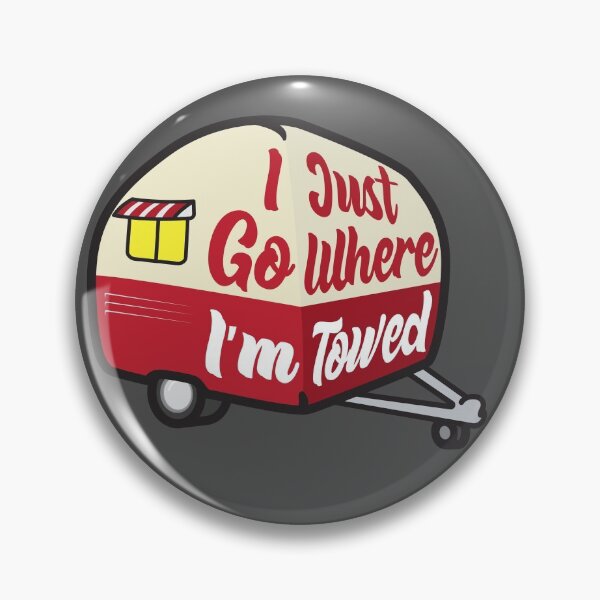 Item preview, I Just Go Where I'm Towed (Red Variant) designed and sold by brainthought.