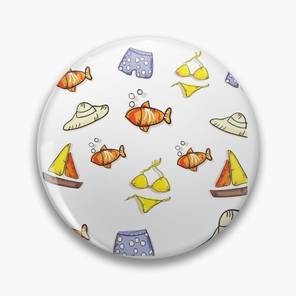 Item preview, Summer red fish pattern funny ocean  designed and sold by OneTimeEngineer.