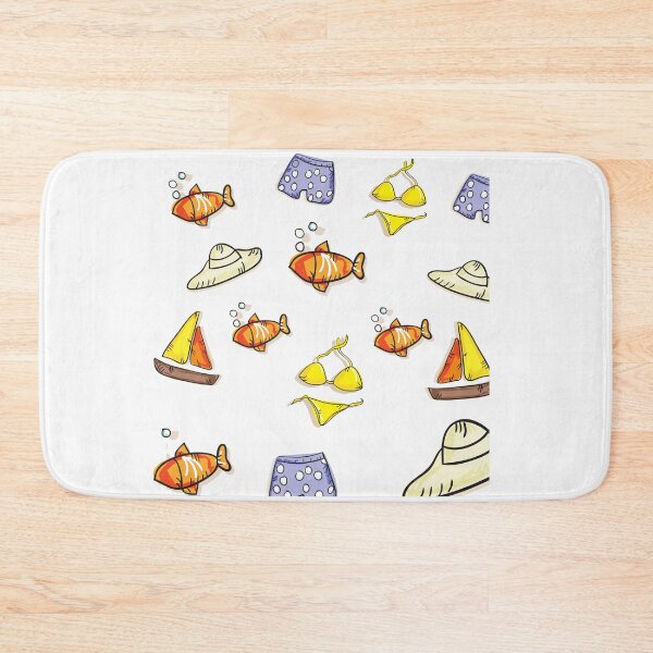 Item preview, Summer red fish pattern funny ocean  designed and sold by OneTimeEngineer.