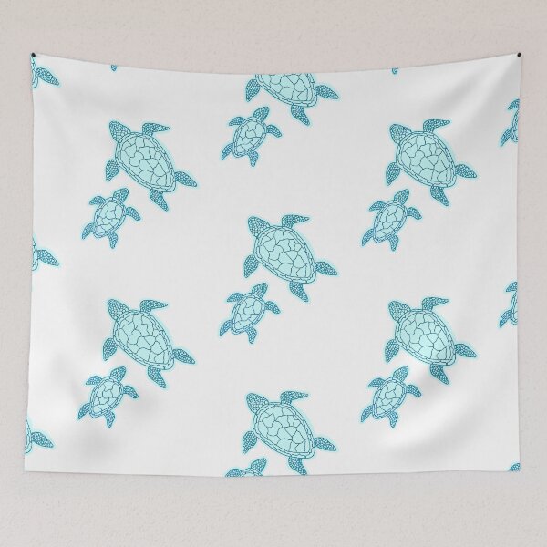 Item preview, Tranquil Turtle - White designed and sold by HannahHollyArt.