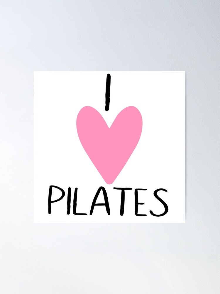 Placa decorativa - I love pilates