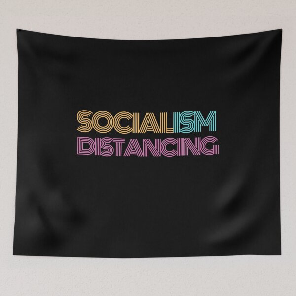Item preview, Socialism distancing 2020 New tshirt design designed and sold by njanani.