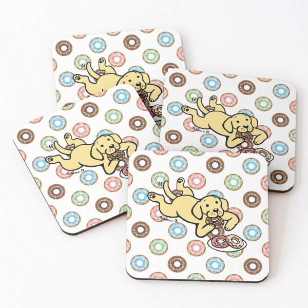 Item preview, Yellow Labrador and Donuts designed and sold by HappyLabradors.