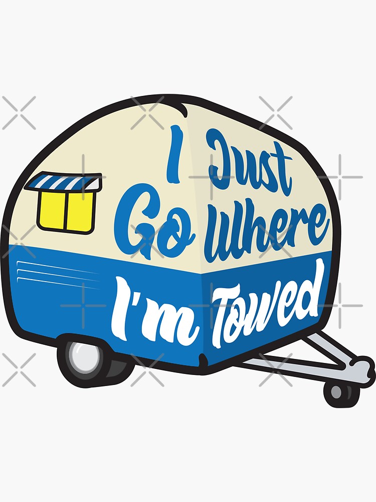 I Just Go Where I'm Towed (Blue Variant) by brainthought