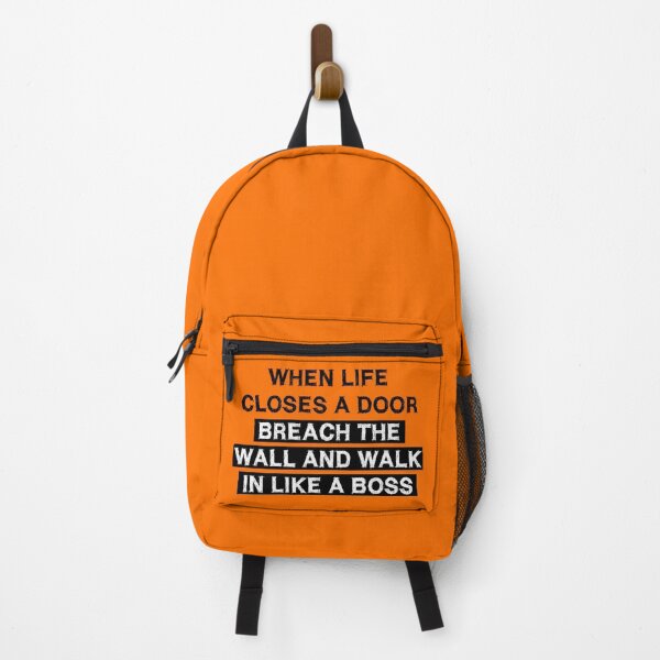 Item preview, When Life closes a door Breach the wall and walk in like a boss designed and sold by AirsoftBD.