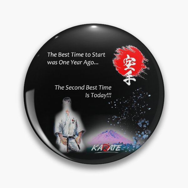 Item preview, The Best Time to Start Karate is Now!!! designed and sold by Zanshin-Art.