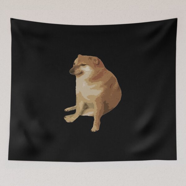 Item preview, Cheems dog designed and sold by samer11.