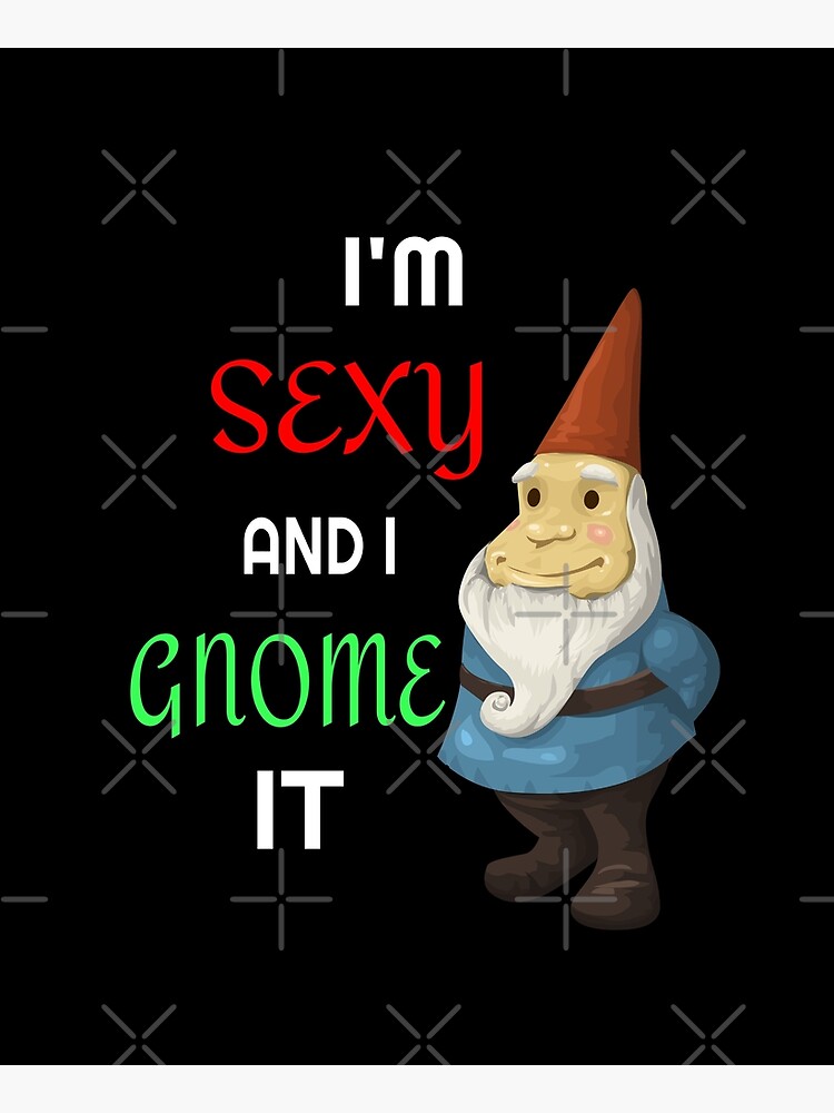 I M Sexy And I Gnome It Apron For Sale By Mrpotts73 Redbubble