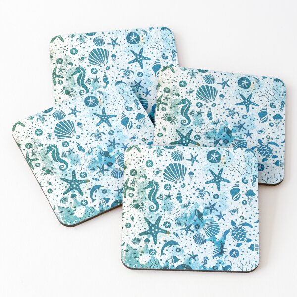 Item preview, SEALIFE BACKGROUND - LightBlue 15 designed and sold by serenaking.