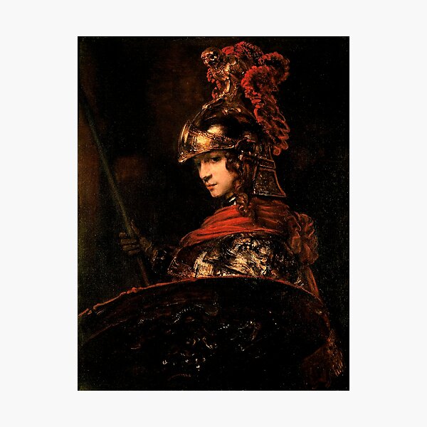 Item preview, HD. Pallas Athena, by Rembrandt designed and sold by ArmoniMundi.