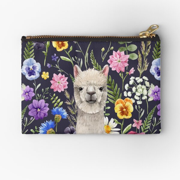 Vista previa del artículo con la obra «Alpaca de flores silvestres», diseñado y vendido por MeganSteer.