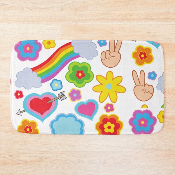 Item preview, Retro Hippie Love designed and sold by Mamalia.